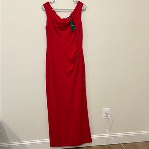 Lauren Ralph Lauren Formal Red Dress 12